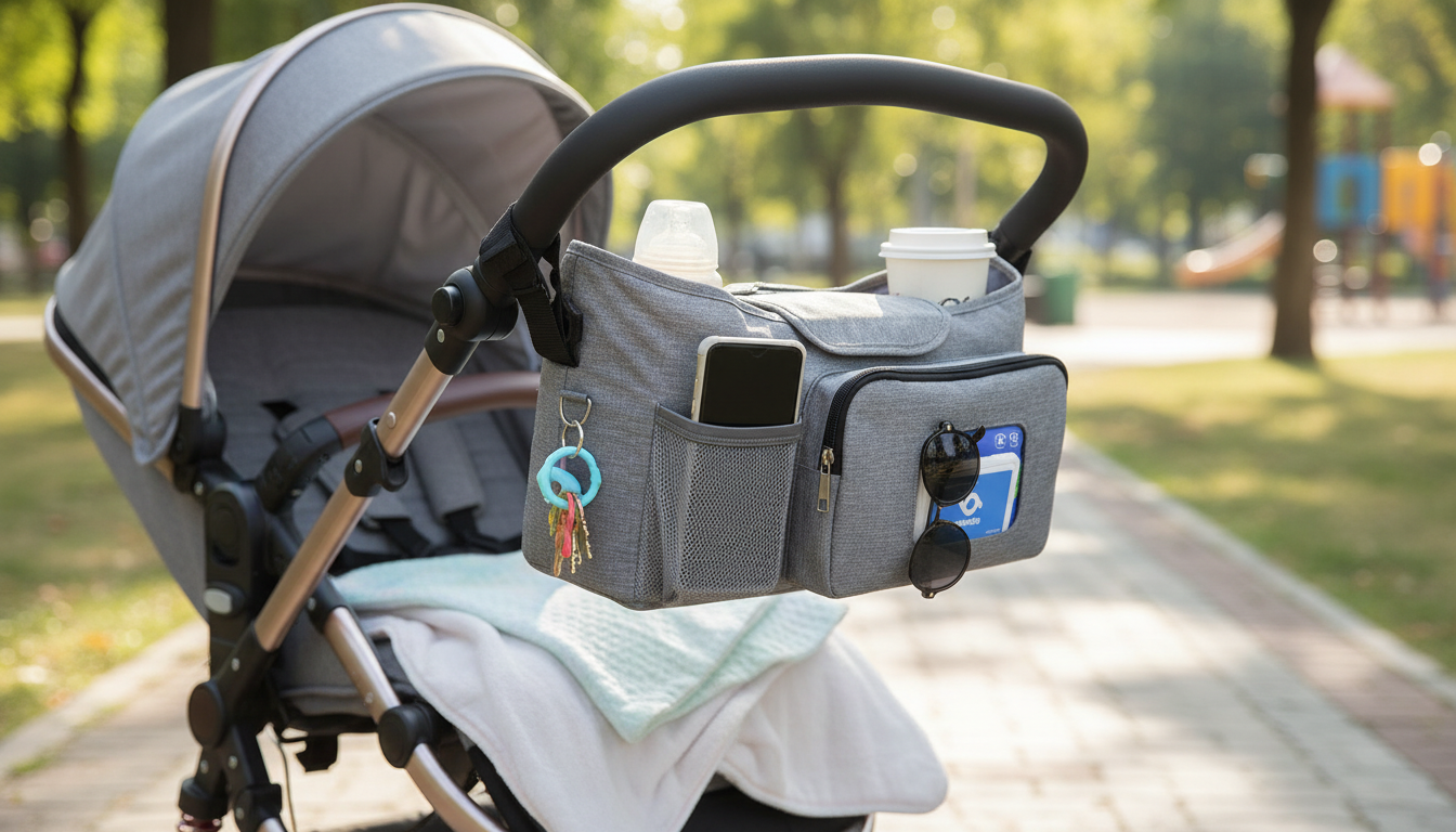 Grab-and-Go Stroller Organizer Diaper Bag with Holders